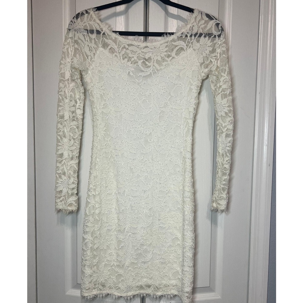 White Lace Bodycon Dress🕊🤍